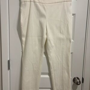 Jules & Leopold Cream Straight Leg Pants